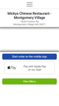 Mobile Screenshot of mickyschinese.com